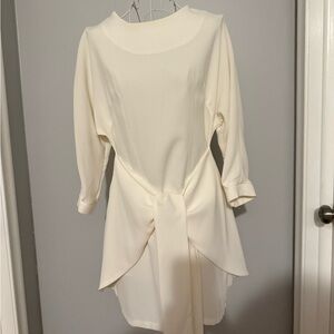Chic Cream Mini Dress